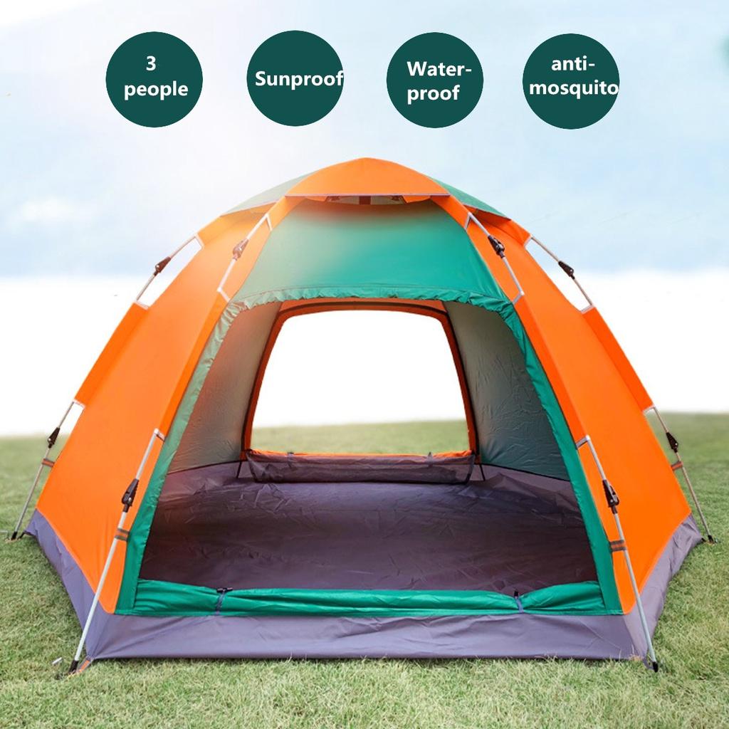 Cort automat ultralight cu umbră instantanee, construcție liberă, pentru 3-5 persoane, familie, portabil, impermeabil, instant pop-up, cort de exterior pentru camping și drumeții