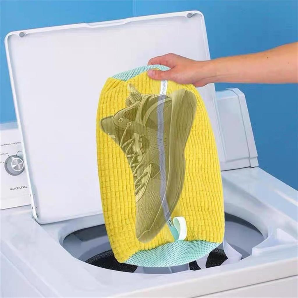 Shoe Cleaning Machine Bag, Laundry Shoe Bag, Dust-proof Shoe Bag, Reusable, Suitable for Sports Shoes, Tennis Shoes, Stain Free, Cleaning Kit