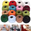 16pcs Natural Crochet Cotton Multi-Colors Jute Twine Rolls Durable Crochet Thread  Present Wrapping