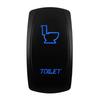 12V/24V Blue LED Rocker Switch Spot/Fog/Side Lights/Power/Inverter/Fan Toggle Waterproof On-Off | On-Off-On Switch Switches4