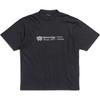 Balenciaga T Shirt, Regular Fit Unisex Black 764235TQVJ29034