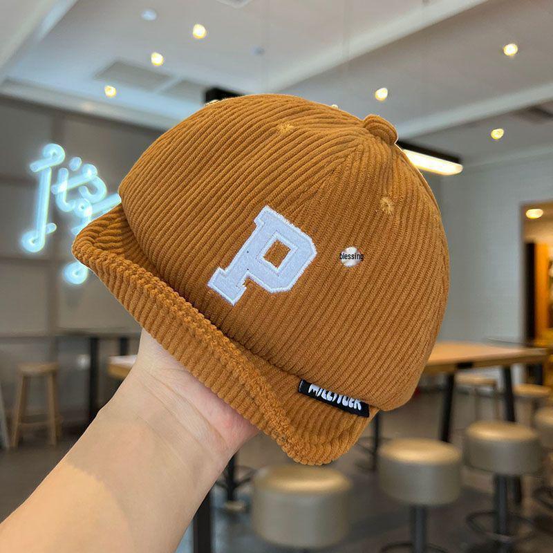 Unisex Baby Duckbill Cap: Cute Corduroy Baseball Sun Hat for Spring and Autumn