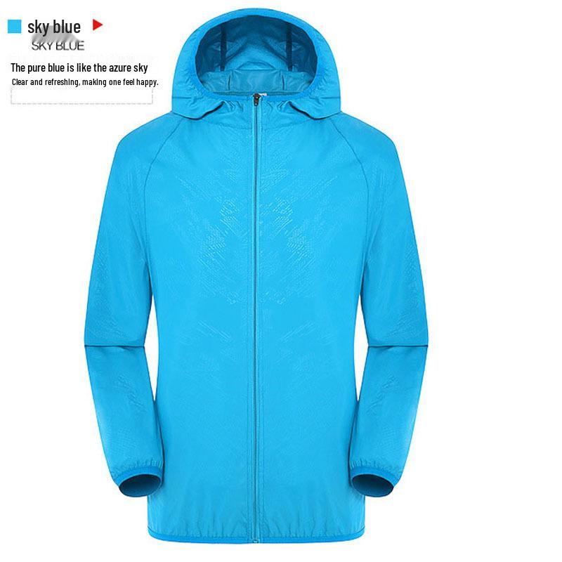 Unisex UV Protection Windbreaker - Customizable Logo