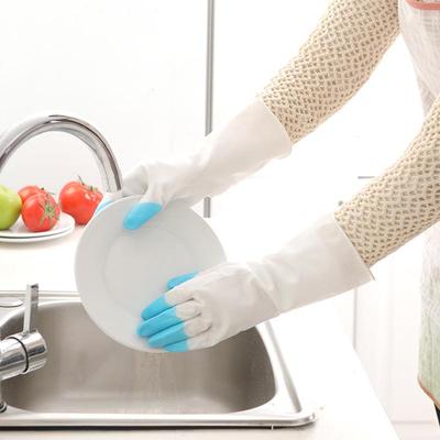 Nitrile Dishwashing Gloves Kitchen Dishwashing Durable Latex Laundry Women's Waterproof Household Rubber Rubber Gloves