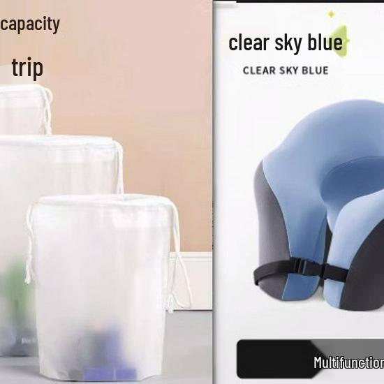 Memory Foam U-Shaped Face Down Nap Pillow for Office or School