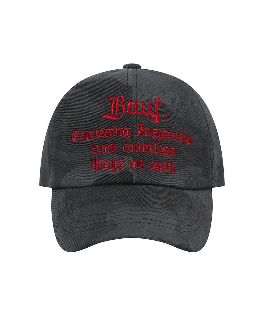BAUF B Vintage Ball Cap [Black Camo]