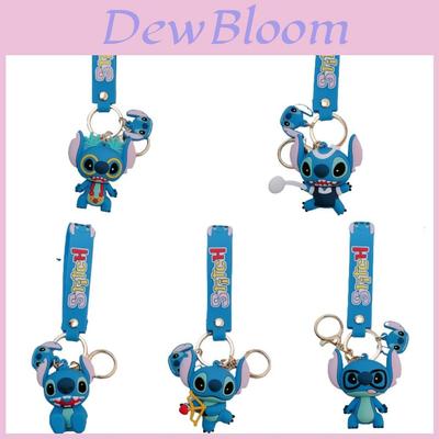 Cute Lilo Stitch Cupid Figure Toy Keychain Perfect Xmas Gift