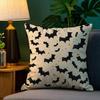 Halloween Scary Bats Pillow Case Sofa Living Room Bedroom Double-Sided Printing Square Cushion Nap Time Cushion Cover