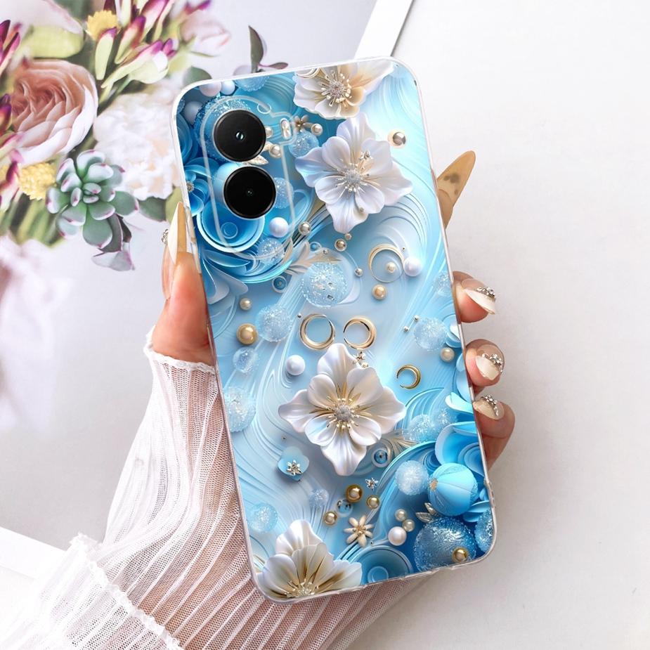 For Xiaomi Poco M7 4G Case PocoM7 Plus Cool Dragon Luxury Painted Cover Soft Silicone Case For Xiaomi Poco M7 Pro PocoM7 5G Bags