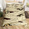 Eyes Comforter Cover Bohemian Hippie Water-Drop Duvet Cover Boho Eyes Nazar Amulet Bedding Set Mysterious Blue Eyes Quilt Cover