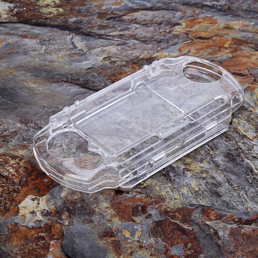 Plastic Clear Crystal Hard Shell Case Cover Crystal Case Snap-On Crystal Hard Case Cover for PlayStation Portable 2000 3000