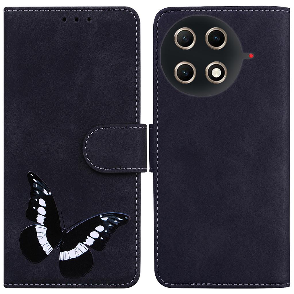 For TECNO Camon 30S 4G/30S Pro 4G Stand Case PU Leather Phone Cover Butterfly Printed