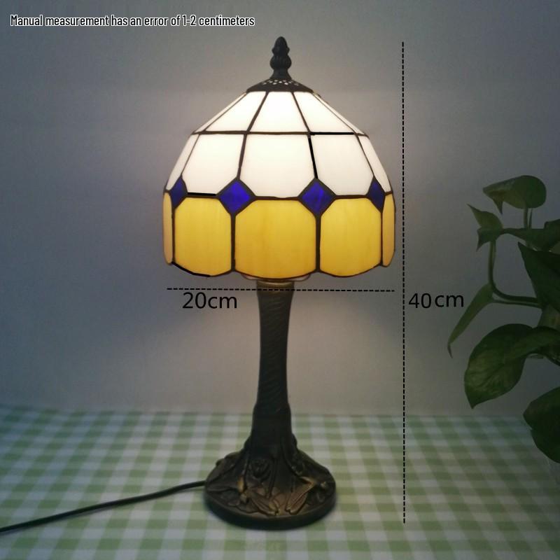 Tiffany Style Desk Lamp for Bedroom, Living Room, or Children's Room Night Light