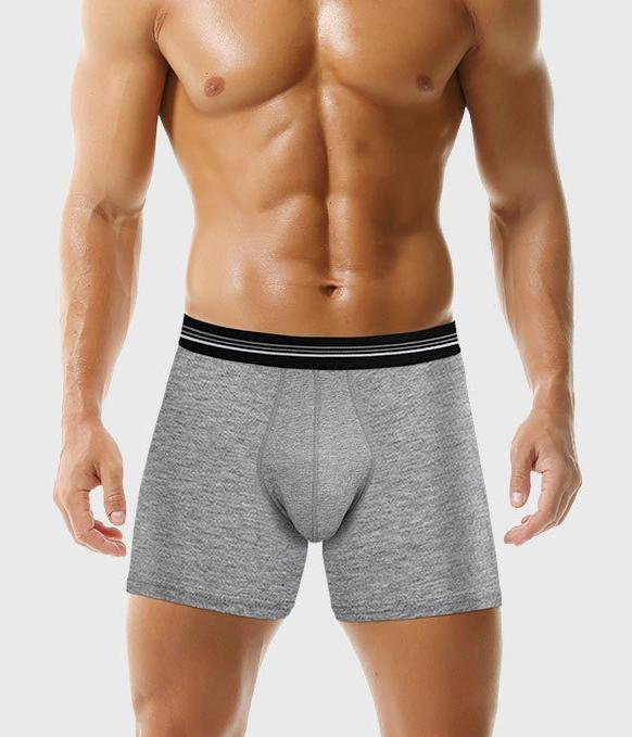 Loose and Breathable Four Cornered Underpants Pure Cotton Flat Cornered Men's Underpants