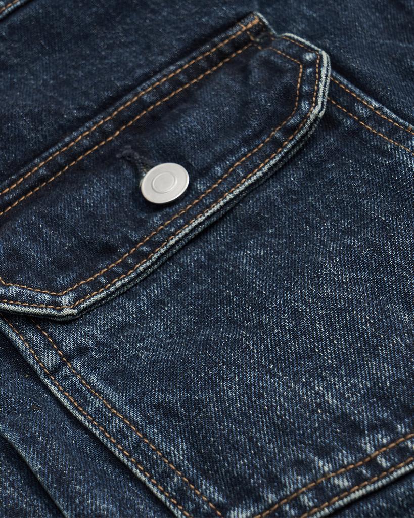 Midupdate Dark Washing Type2 Trucker Denim Jacket_Indigo