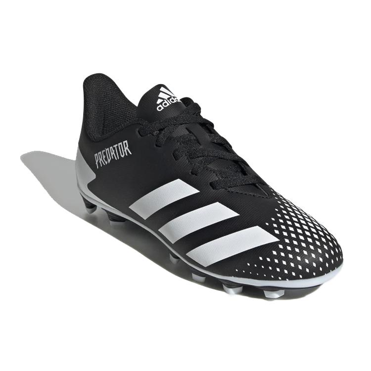 adidas Predator 20.4 20.4 Fxg Game Ready Slip Resistant Abrasion Resistant Low Top Kids' Soccer Shoes Black White Kids' FW9221