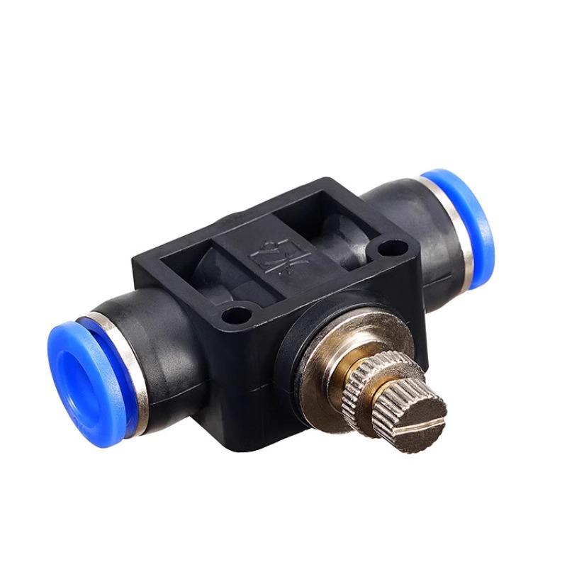LSA Tube Throttle Valve: Air Hose Flow & Pressure Regulator for 4-12mm