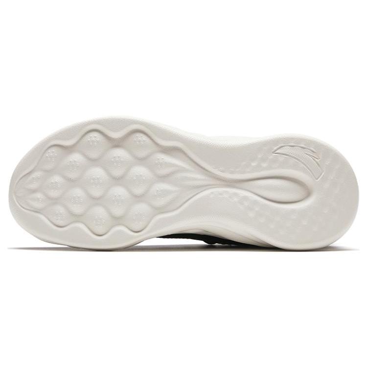 Anta Mianbomb 2 Cushioning Slip Resistant Breathable Low top Running Shoes Women's Black 922345577-4