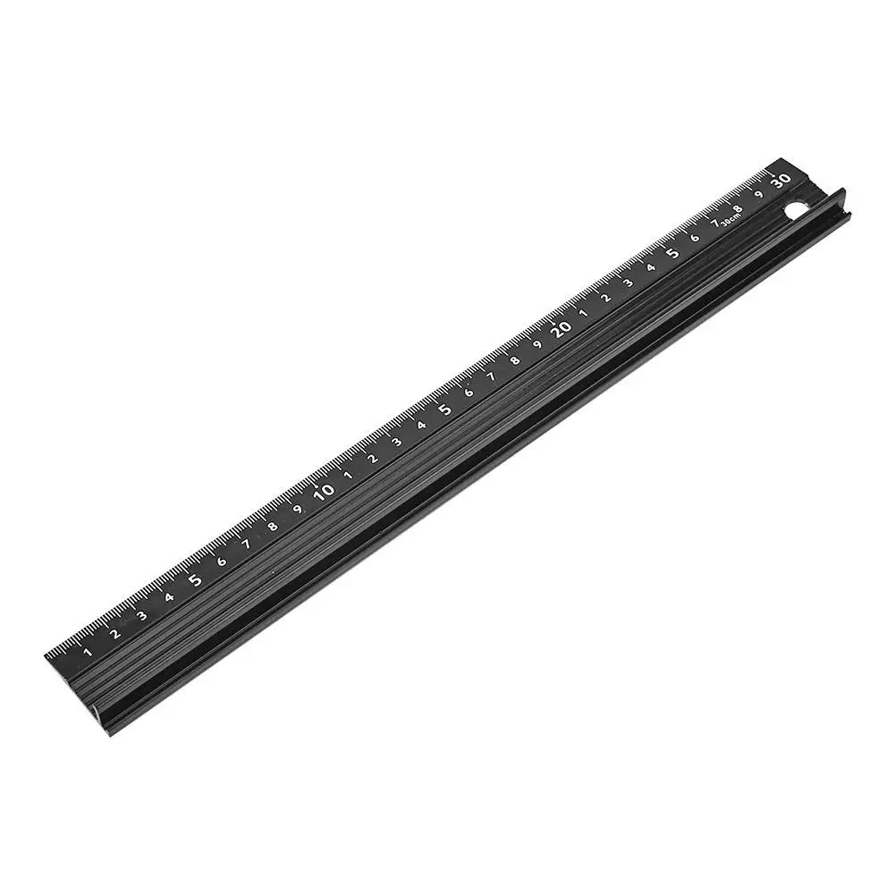 Anti Slip Aluminum Alloy Protection Woodworking Architect Engineer Scale Ruler
