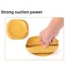 Cartoon Bear Baby Weaning Dishes Anti-Slip Divided Dinner Plate  Baby Eating Supplies
