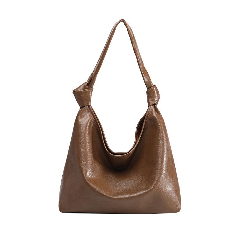 Commuter Bag Single-shoulder Underarm Bag High-end Retro Style Student Class Tote Bag