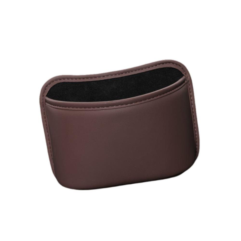Leather Car Door Storage Box Waterproof Car Trash Can Convenient Car Cup Holder Sundries