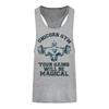 Grindstore Einhorn-Fitness-Racerback-Trägershirt für Herren