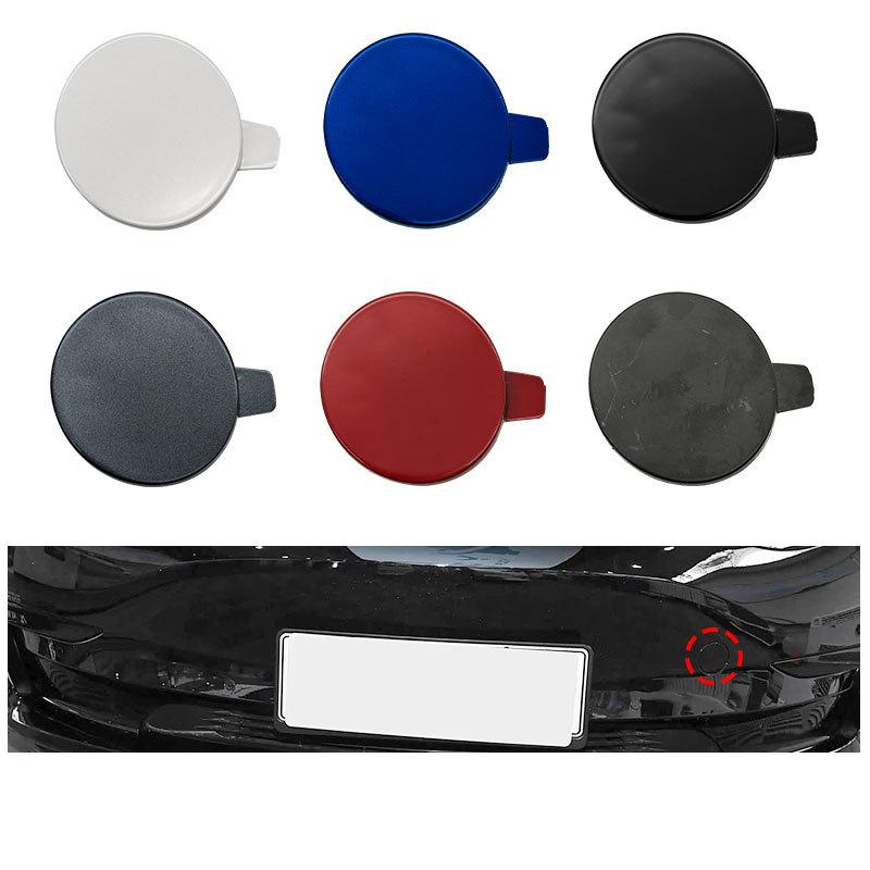 For Tesla Model 3 Front Bumper Towing Hook Hole Cover Trailer Cover 1460701-00-B -