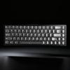 Russian Language Transparent PC Magnetic Axis Personalized Keycaps for Mechanical Keyboards