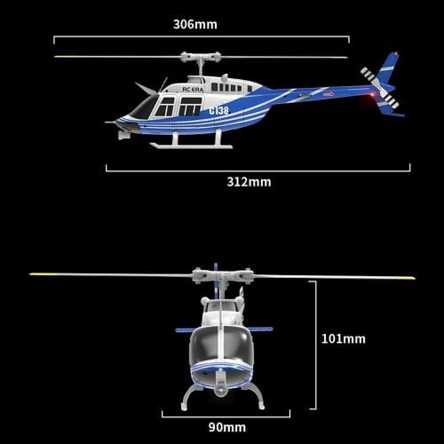 Remote Control Multi-Purpose Helicopter with 6-Axis Gyroscope, High Hover Barometer, and High Flow Light Positioning, Ideal for Adult Beginners (Dual