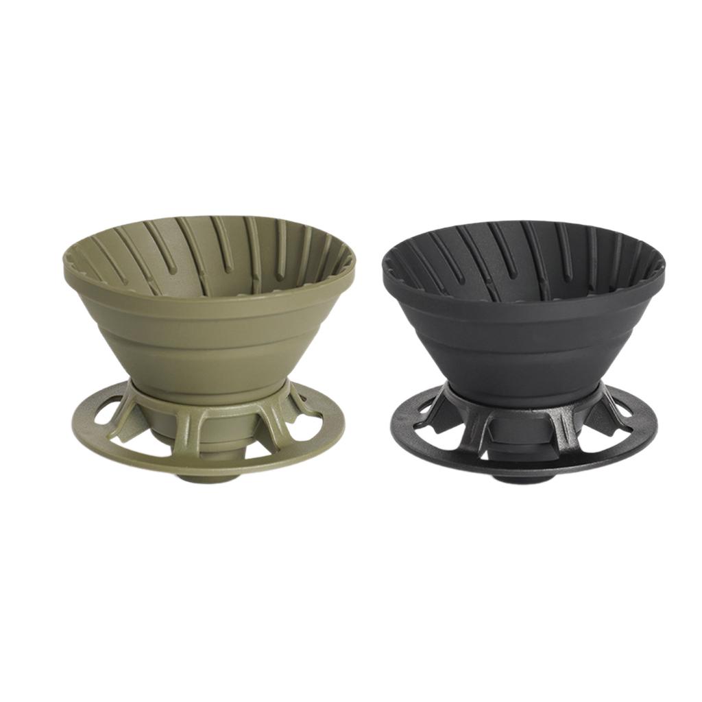 Foldable Coffee Filter Food-grade Silicone Coffee Drip Filter Cup Camping Coffee Dripper Coffee Making Tool Easy Carry