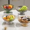 Fruit Plate Coffee Table Fruit Plate Candy Snack Plate Elegant Fruit Bowl Set For Kitchen Organization And Storage