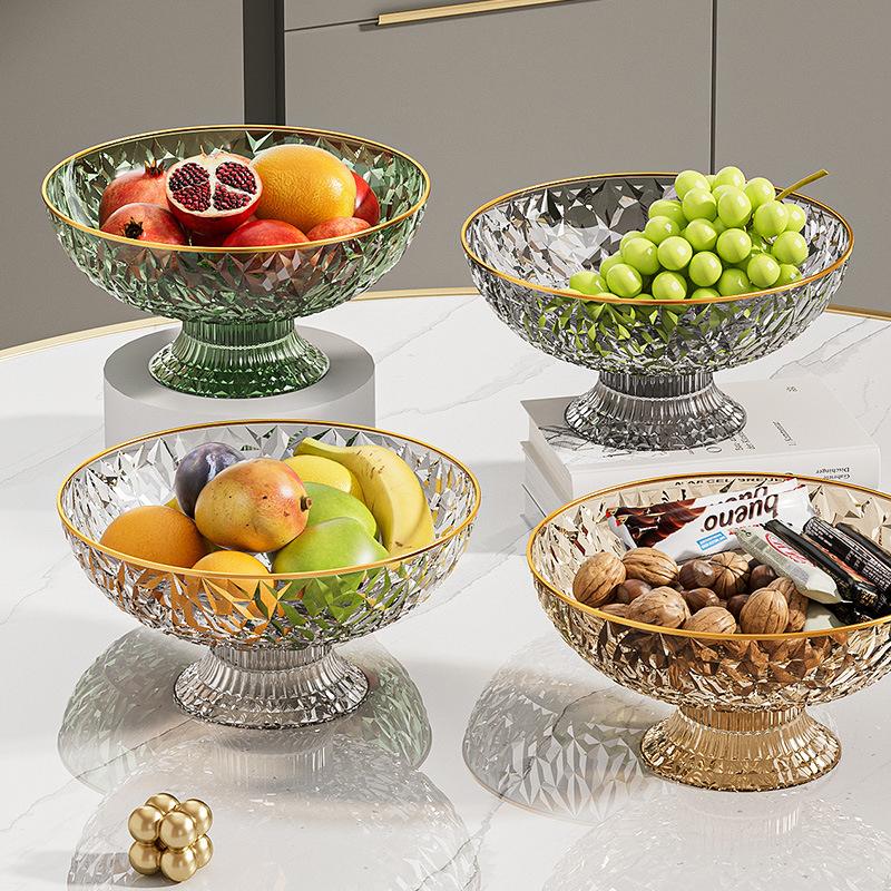 Fruit Plate Coffee Table Fruit Plate Candy Snack Plate Elegant Fruit Bowl Set For Kitchen Organization And Storage