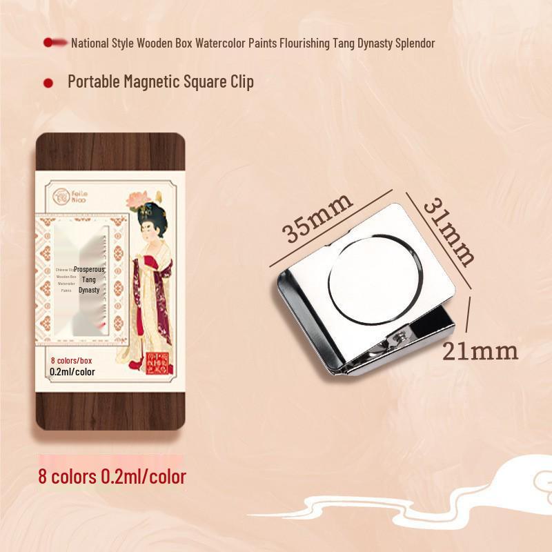 Feile Mini Travel Watercolor Set - Portable Solid Palette for Bird Painting