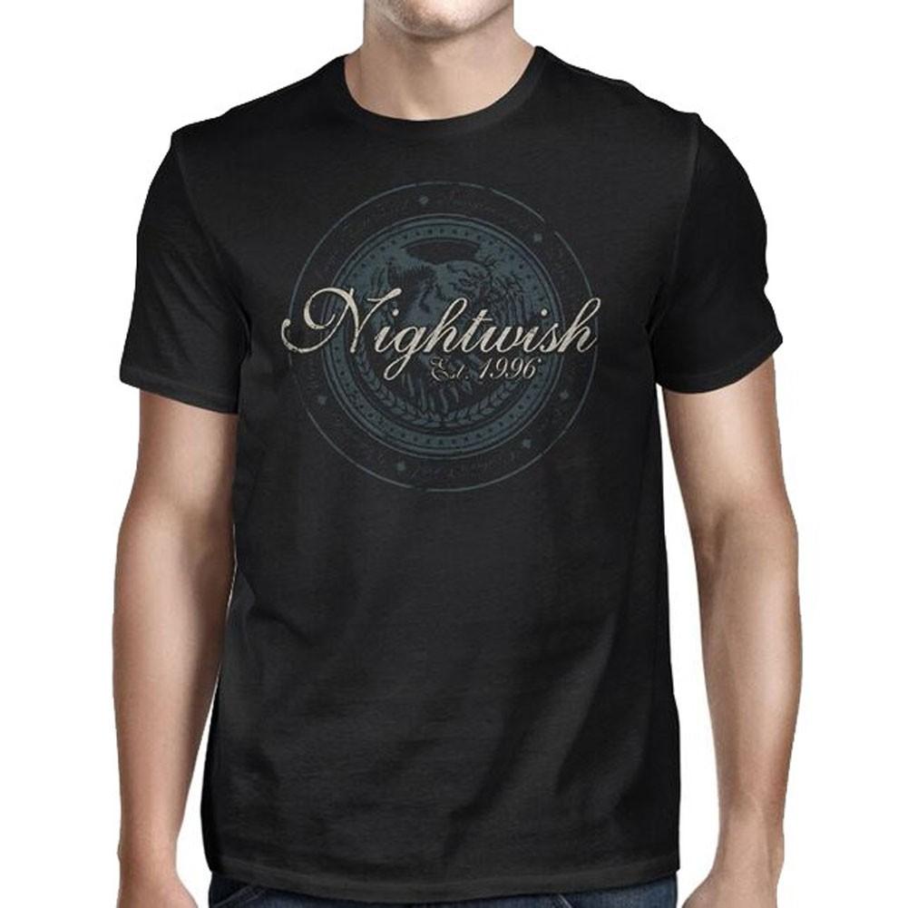 Men s Nightwish Owl Summer Festivals 2016 Tour T-shirt Small Black S