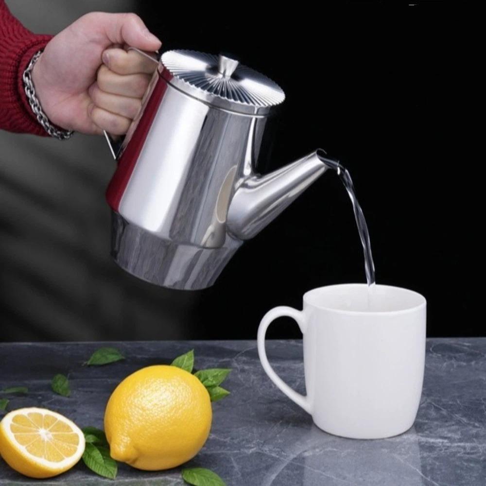 Large Capacity Stainless Steel Oil Bottle Leak-Proof Seasoning Jars  Kitchen Supplies