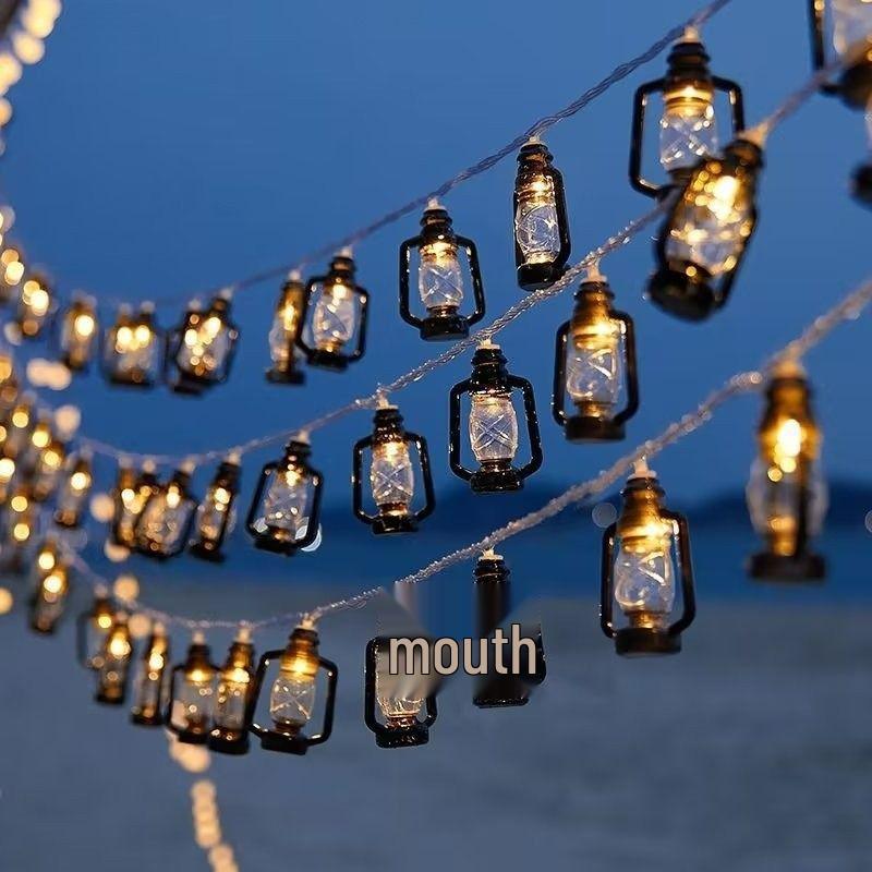 

Colorful Decorative Lights for Outdoor Night Markets and Restaurants 2m 10 Lights [USB Steady]