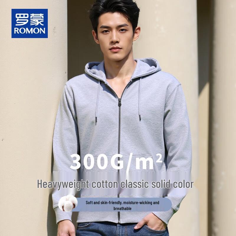 

ROMON Мужской кардиган-толстовка на молнии с капюшоном 4XL