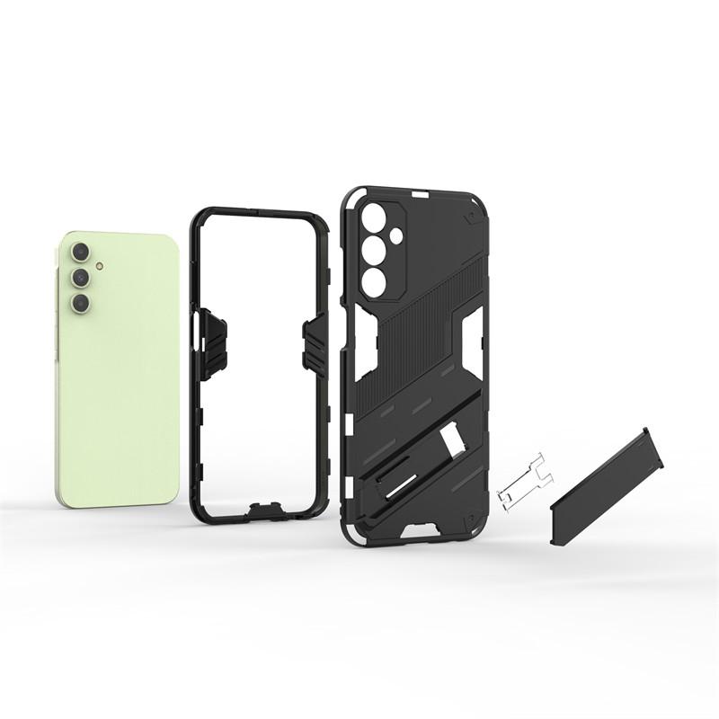 For Samsung Galaxy A15 Case Punk Armor PC Stand Holder Cases Shockproof TPU Phone Back Cover Samsung Galaxy A05 A05S A15 A25 5G