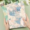 2026 A4 Arbeitssekretär: Monatsplaner & Zeitmanagement-Handbuch mit individuellem Heißprägelogo