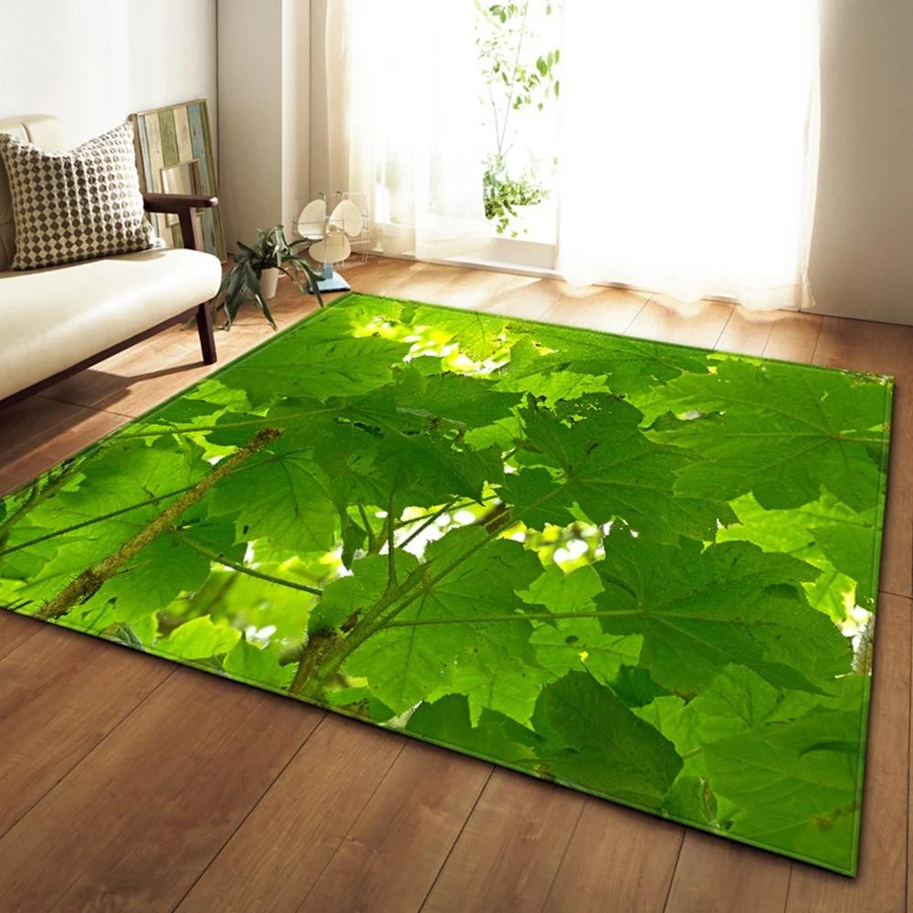 Maple Leaf Carpets for Living Room Bedroom Balcony Hallway Floor Mat Kids Room Bedside Modern Decoration Home Bathroom Carpet