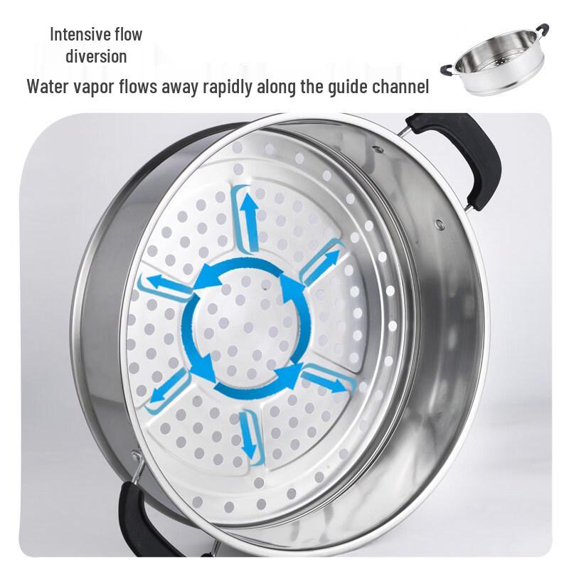 ZISIZ Stainless Steel Deep Steamer