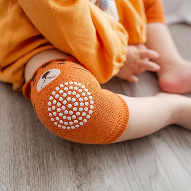 0-3 Jahre Baumwolle Baby Knie Pad Mädchen Jungen Anti-Rutsch Knie Pads Neugeborenen Protector Krabbeln Ellenbogen Kissen Kid leging Kniescheiben