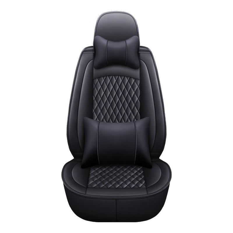 4-Season 3D Full Surround Leather Car Seat Cushion Cover for Sedan