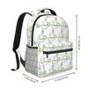 Interesting Ganadi Graphic Korean Style Student Backpack School Bag Hiking Travel Daypack for Men Women Bookbag Shoulder Bags
