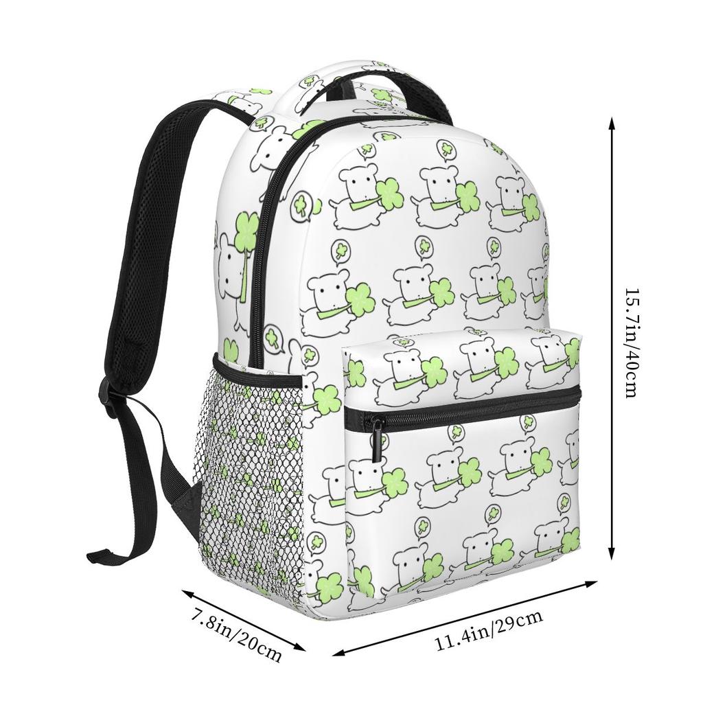 Interesting Ganadi Graphic Korean Style Student Backpack School Bag Hiking Travel Daypack for Men Women Bookbag Shoulder Bags