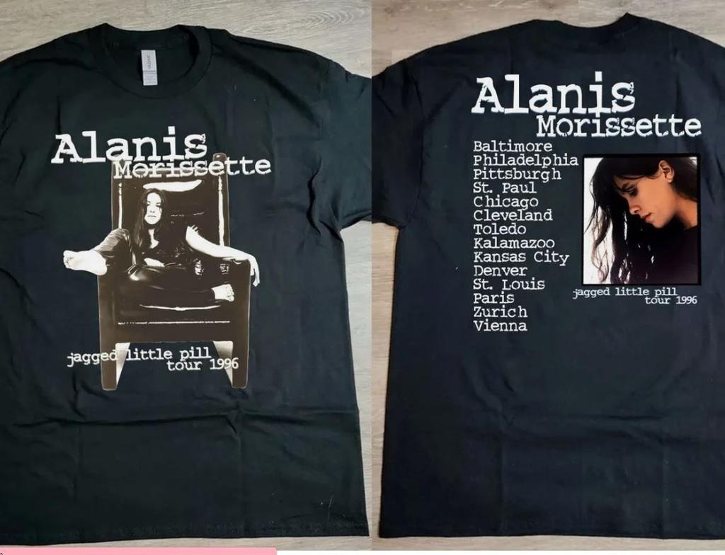 1996 Alanis Morissette Jagged Little Pill Tour T-Shirt