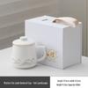 Meijin Mutton Fat Jade Ceramic Tea Infuser Mug