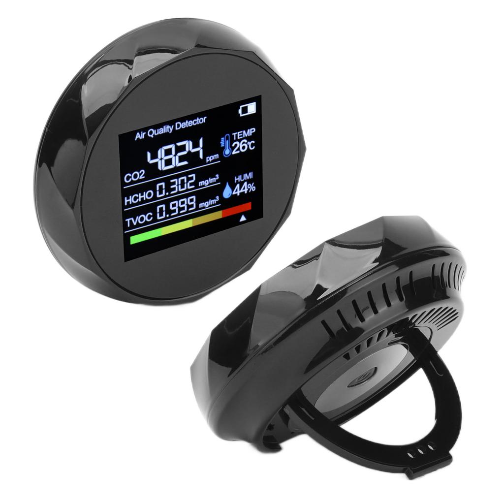 Air Quality Detector Multifunction TVOC CO2 Detector Digital Temperature Humidity Meter USB