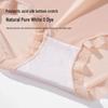 Women's Seamless Lace Mid-Waist Antibacterial Ice Silk Briefs - Cooling & Breathable